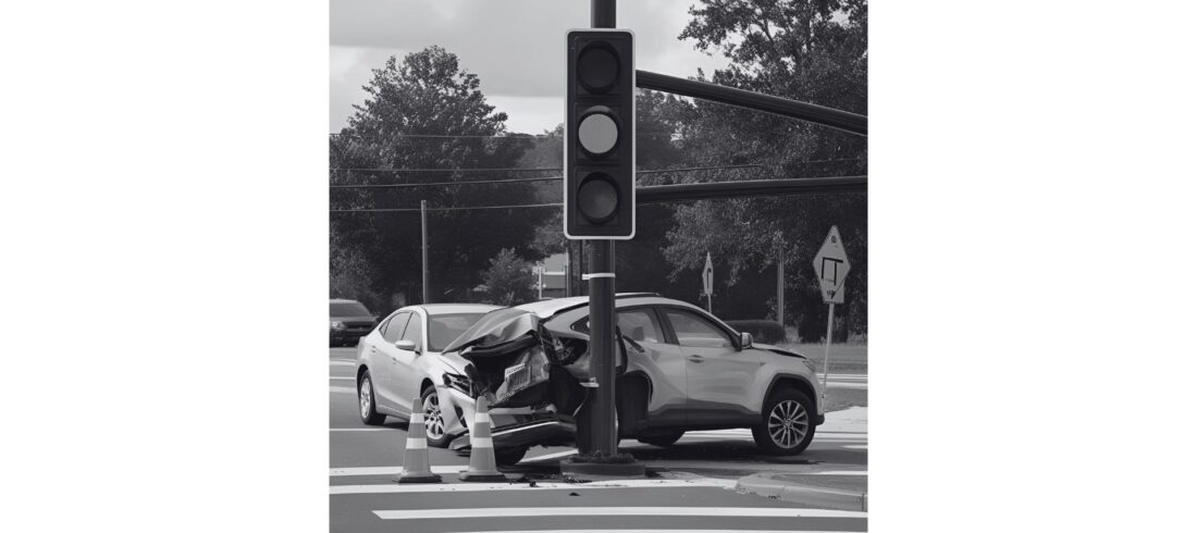 Haftungsverteilung bei einem Verkehrsunfall bei Gelblicht