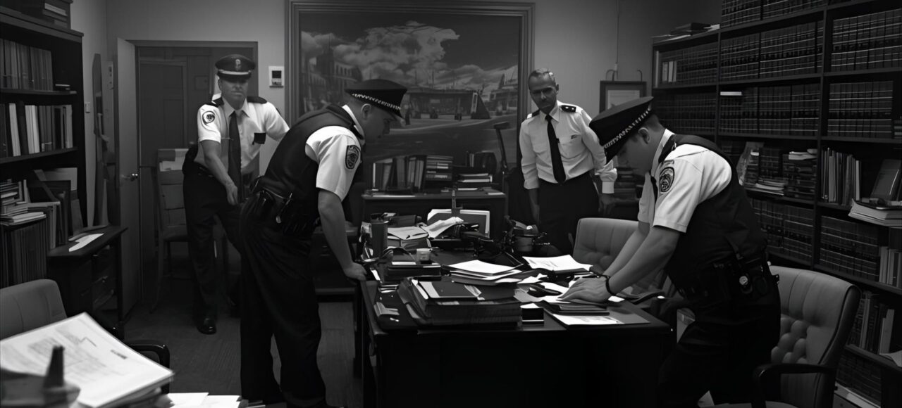 Polizei Durchsucht die Kanzlei eines Rechtsanwaltes