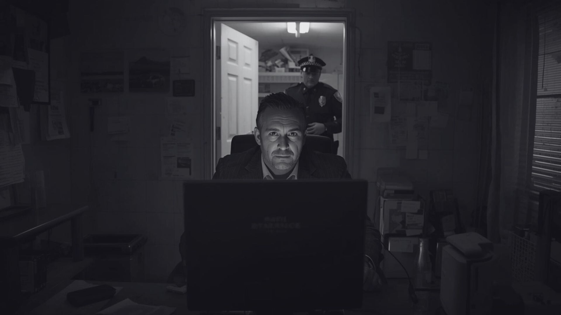 Eine Hausdurchsuchung beim Verdacht vom Besitz von Kinderpornografie